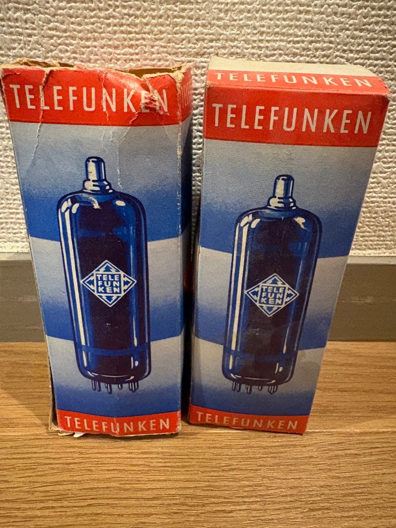 N*s様 TELEFUNKEN EL 156 真空管　2本セット　未使用品 テレフンケン TELEFUNKEN EL156(2本) 真空管 元箱付 @40292 / 中古