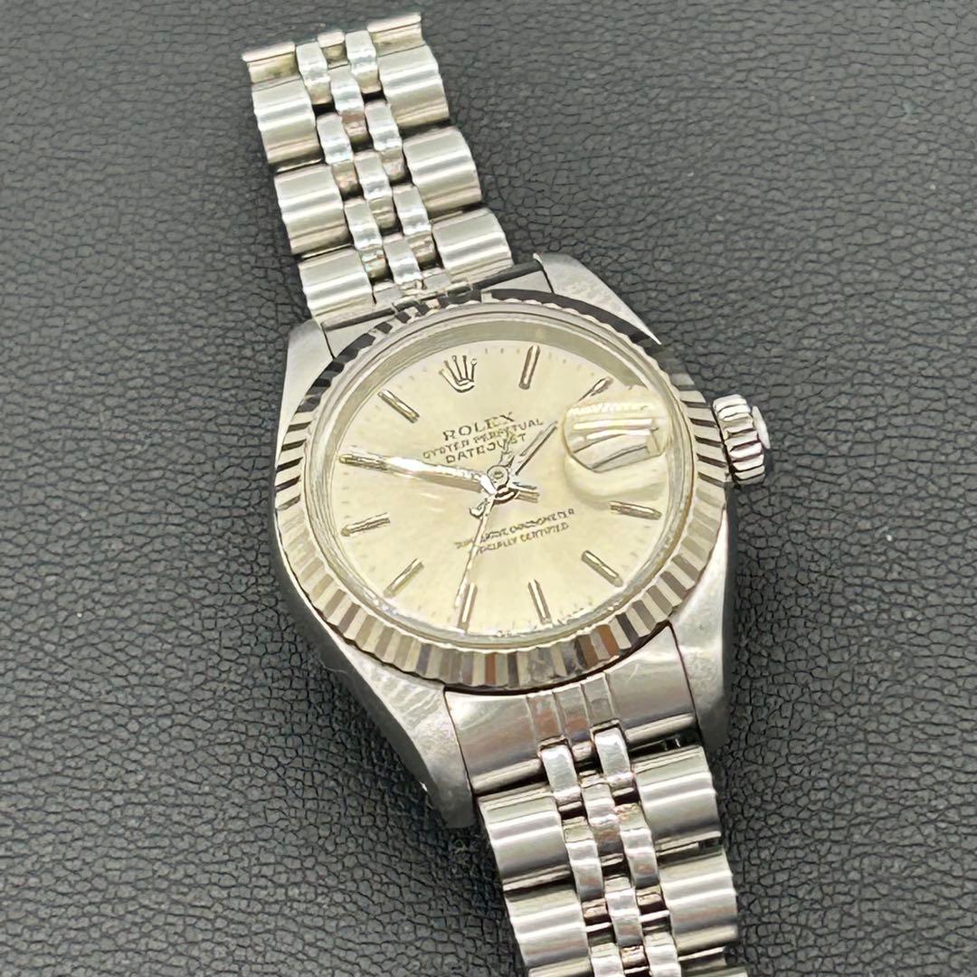 ROLEX ロレックス自動巻きオイスターパーペチュアルデイトジャスト WG